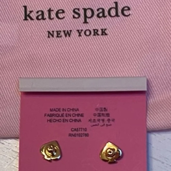NWT Kate Spade Bloom Daisy Stud CZ Earrings - Picture 8 of 8